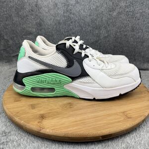 Nike Air Max Excee Shoes Womens Size 9.5 White Black Green Sneakers DM8346-100